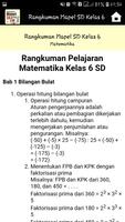 Rangkuman Mapel SD Kelas 6 স্ক্রিনশট 3
