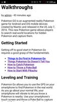 User Guides for Pokémon Go penulis hantaran