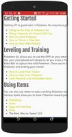 User Guides for Pokémon Go imagem de tela 1