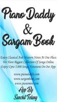 Sargam Book And Piano Daddy Affiche