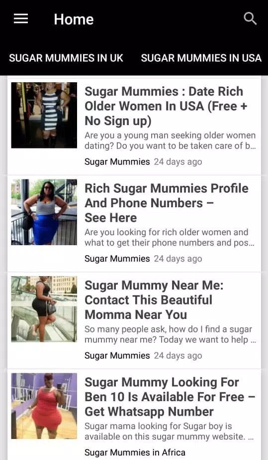 What is a sugar momma?