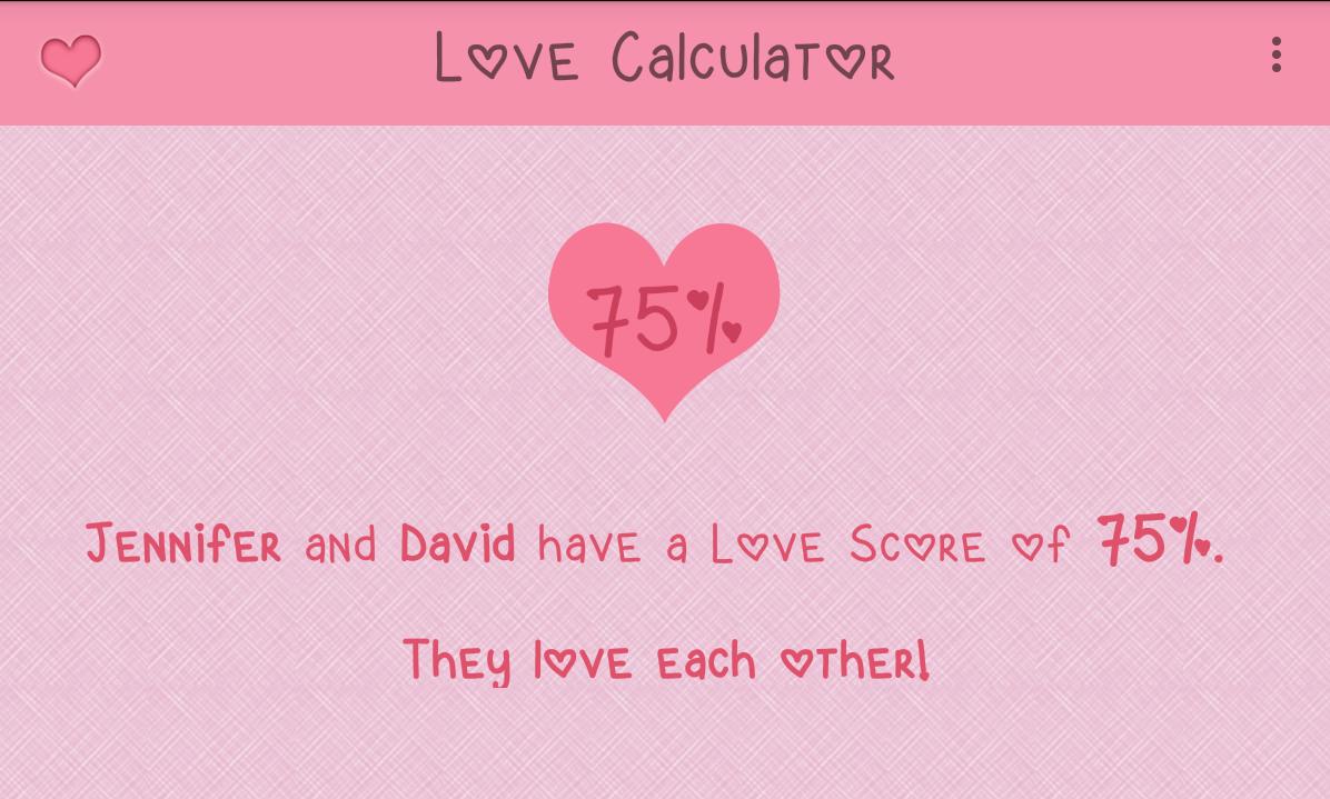 Name test free love Love Calculator