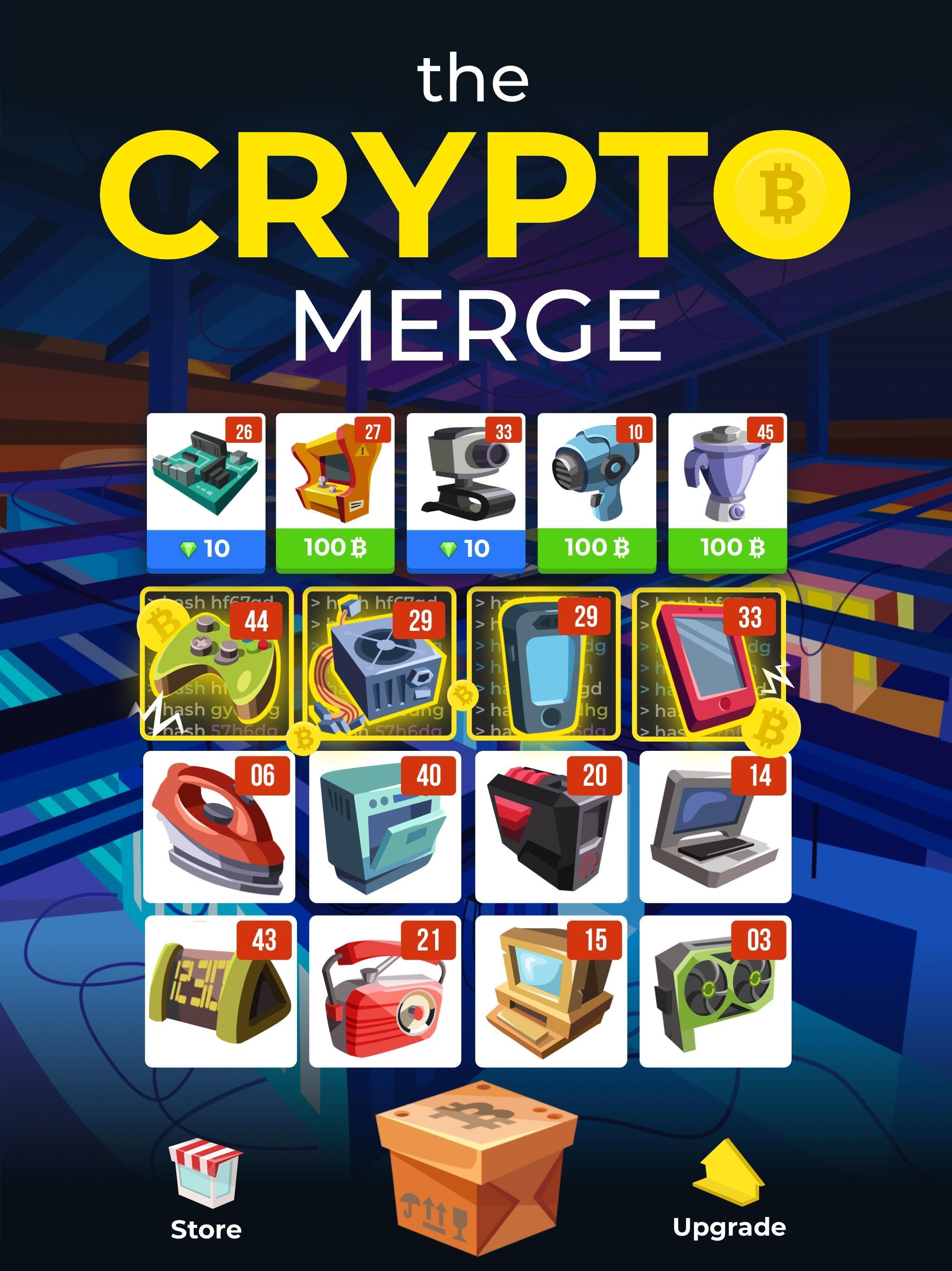 The Crypto Merge - bitcoin mining simulator for Android ...