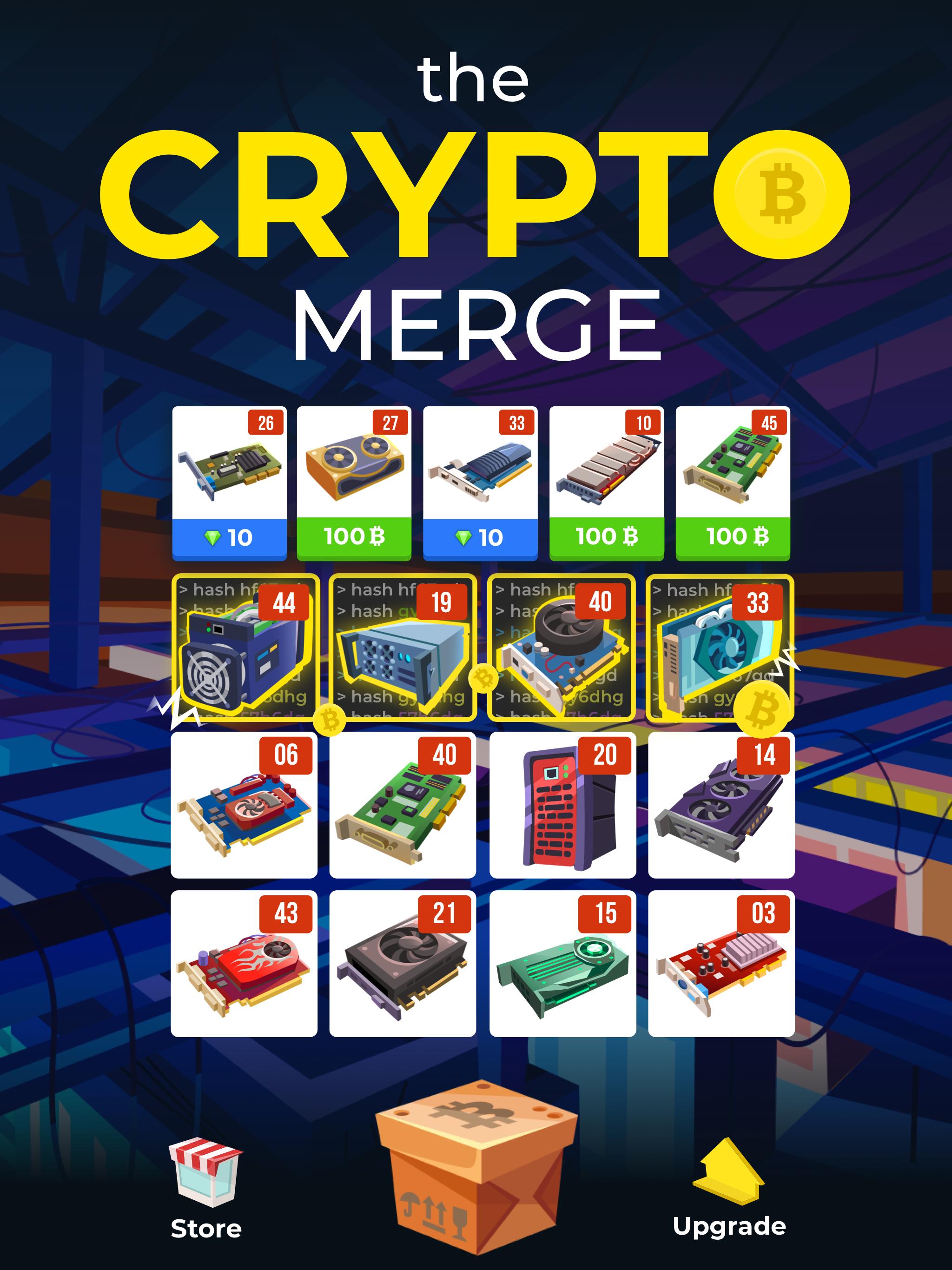 the crypto merge bitcoin mining simulator