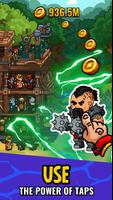 Taplands - idle clicker game Affiche