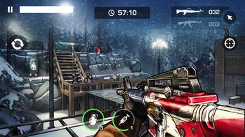 Gun 2. 反恐战。3D射击游戏。狙击手。 海报