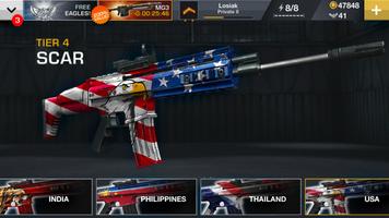 Gun 2. 反恐战。3D射击游戏。狙击手。 截图 2