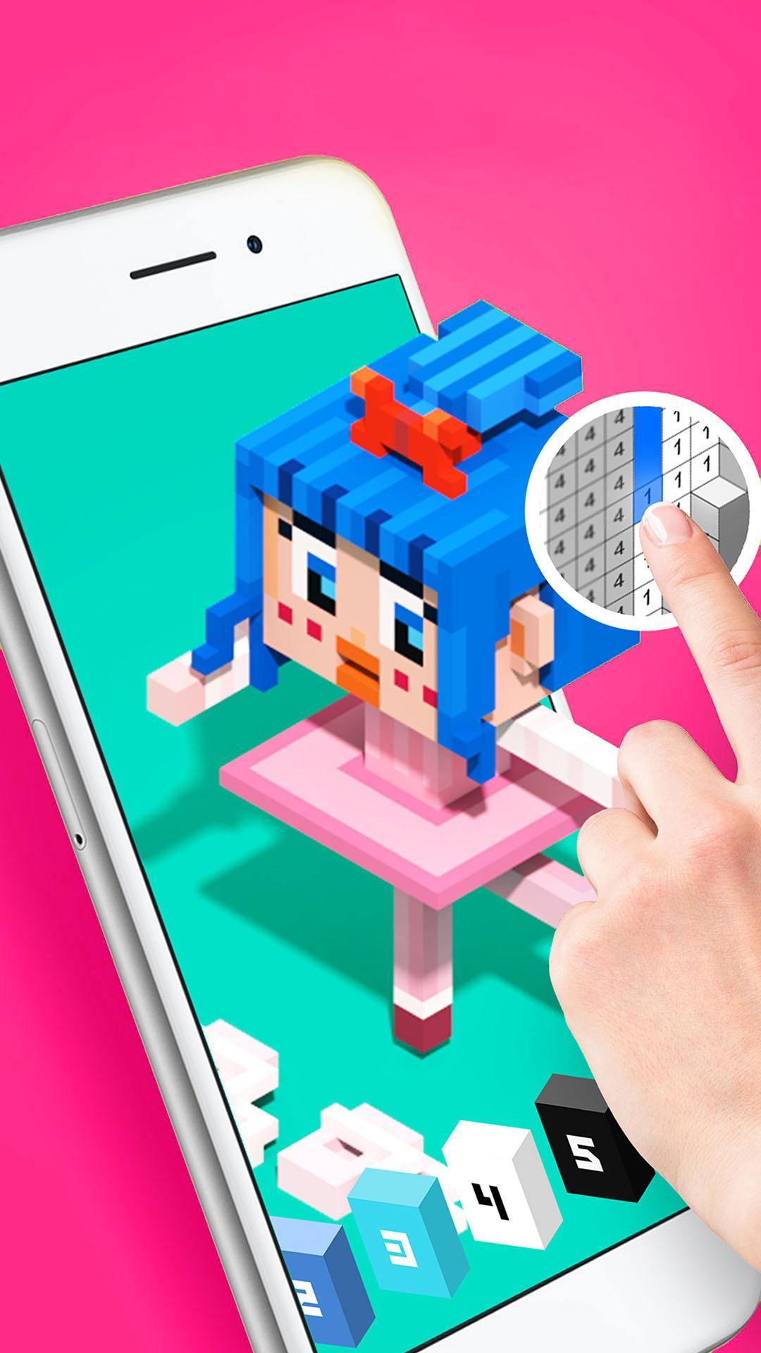 Download Voxly - Color by Number 3D - offline game for Android - APK Download