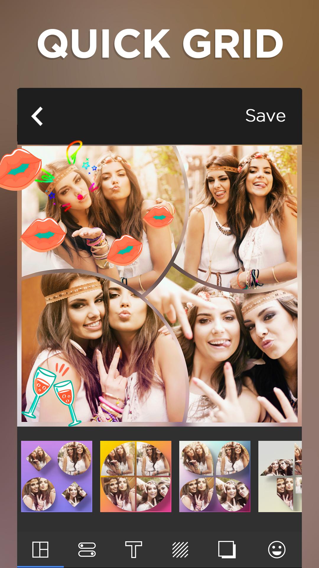 Photo Collage Editor Collage Maker Quick Grid For Android