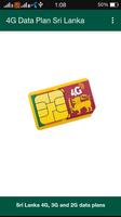 4G Data Plan Sri Lanka Plakat
