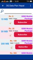 برنامه‌نما 4G Data Plan Nepal عکس از صفحه