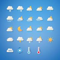 Cartoon cute weather Icon set 截图 1