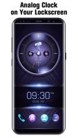 Analog Clock on Lockscreen poster