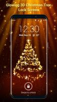 Navidad 3d Bloquear pantalla Poster