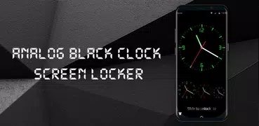 Analog Digital Clock Lock Screen