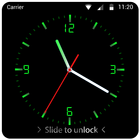 Analog Digital Clock Lock Screen icono