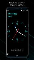 Analog Digital Clock Lock Screen скриншот 1