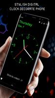 Analog Digital Clock Lock Screen скриншот 2