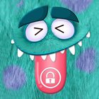 Pull My Tongue--Funny Cartoon Game Lock Screen icône