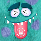 Pull My Tongue--Funny Cartoon Game Lock Screen-icoon