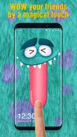 Pull My Tongue--Funny Cartoon Game Lock Screen скриншот 2