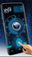 fingerprint style lock screen for prank ảnh chụp màn hình 1