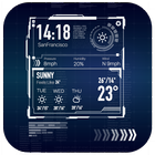 Digital Clock on Lock Screen icon
