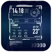 Digital Clock on Lock Screen