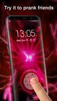 Electric Lighting Fingerprint Lock Screen Prank capture d'écran 1