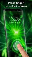 Electric Lighting Fingerprint Lock Screen Prank capture d'écran 2