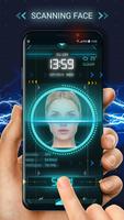 Face detection style lock screen for prank ảnh chụp màn hình 1