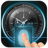 Analogclock fingerprint lock screen for prank icon