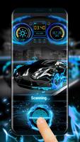 Dashborad style lock screen poster