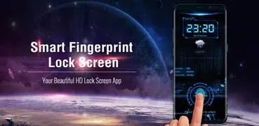 Fingerabdruck-Stil Lockscreen zum Spaß