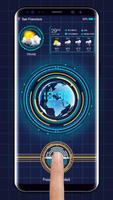 Clock weather fingerprint lock screen for prank bài đăng
