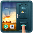 Open the door fingerprint lock screen for prank