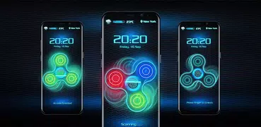 Fidget spinner lock screen