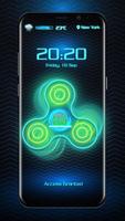 Fidget spinner fingerprint lock screen for prank ảnh chụp màn hình 2