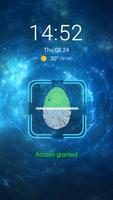 Free fingerprint style lock screen for prank ảnh chụp màn hình 2