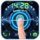 آیکون‌ fingerprint style lock screen for prank