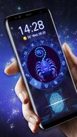 Zodiac fingerprint style lock screen for prank ảnh chụp màn hình 1