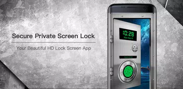 Open-door lock screen