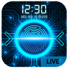Fingerprint style lock screen for prank icono