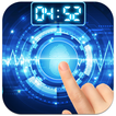 fingerprint style lock screen for prank