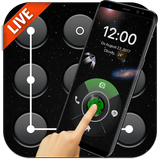 3D space fingerprint style lock screen for prank icon