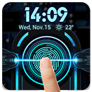 Fingerprint style lock screen for prank APK