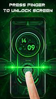 Fingerprint style lock screen for prank скриншот 1