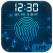 Future Tech Fingerprint Lock Screen für Streich