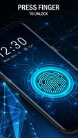 Future Tech Fingerprint Lock Screen for Prank ภาพหน้าจอ 3