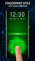 Future Tech Fingerprint Lock Screen for Prank ảnh chụp màn hình 1